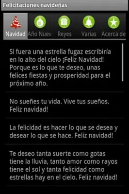 Felicitaciones navideñas android App screenshot 0