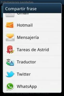 Felicitaciones navideñas android App screenshot 1