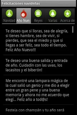 Felicitaciones navideñas android App screenshot 2