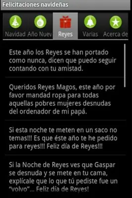 Felicitaciones navideñas android App screenshot 3